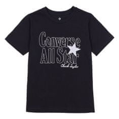 Converse Tričko čierna S A Star Graphic Tee
