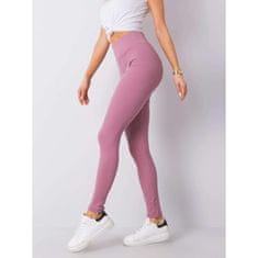 BASIC FEEL GOOD Dámske rebrované legíny Sanja pink RV-LG-6379.11X_363086 S