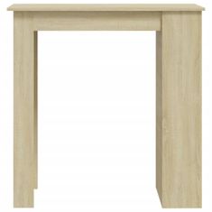 Petromila vidaXL Barový stôl+regál, dub sonoma 102x50x103,5cm, kompozitné drevo
