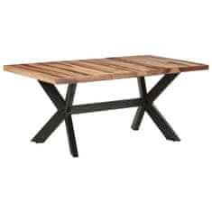 Vidaxl Jedálenský stôl 180x90x75 cm masívne drevo so sheeshamovou úpravou