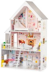 EcoToys Domček pre bábiky XXL Dolls Residence s vybavením