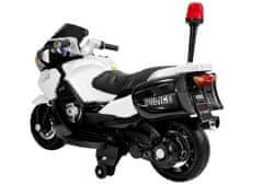 Lean-toys Policajná batéria na motocykel HZB118 White