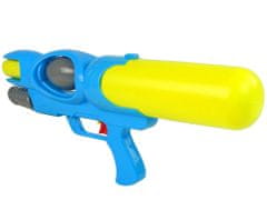 Lean-toys Vodná pištoľ Záhradná puška Žltá a modrá