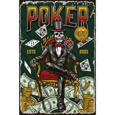 Retro Cedule Ceduľa Casino - Poker