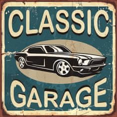 Retro Cedule Ceduľa Classic Garage