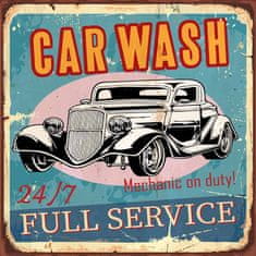 Retro Cedule Ceduľa Car Wash