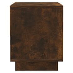 Petromila vidaXL Nočné stolíky 2 ks, tmavý dub 45x34x44 cm, kompozitné drevo