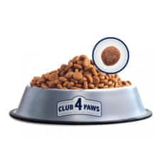Club4Paws Premium pre mačky "S teľacím mäsom" 14 kg + 1x set Club4Paws s kuraci mäsom a lososom 340g