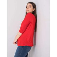 BASIC FEEL GOOD Dámska blúzka plus size MARIEL červená RV-BZ-6329.43P_361504 XL