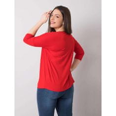 BASIC FEEL GOOD Dámska blúzka plus size MARIEL červená RV-BZ-6329.43P_361504 XL