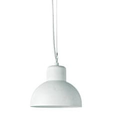 ACA ACA Lighting vonkajšie závesné svietidlo BERO piesková biela 1XE27 MAX.10W LED IP44 s opálovým difúzorom BERO1PWH