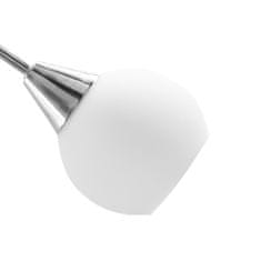 Petromila vidaXL Stropná lampa+keramické tienidlá na 5 žiaroviek E14, biela guľa