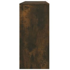 Petromila vidaXL Konzolový stolík, tmavý dub 100x35x76,5 cm, kompozitné drevo