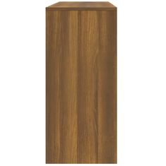 Petromila vidaXL Konzolový stolík, hnedý dub 100x35x76,5 cm, kompozitné drevo