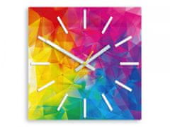 ModernClock Nástenné hodiny Amazing farebné