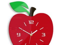 ModernClock Nástenné hodiny Apple červené