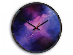 ModernClock Nástenné hodiny Galaxy fialové