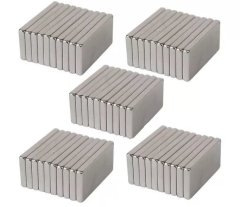 Pronett  Silný neodymový magnet 20x10x1, 5mm 50 ks