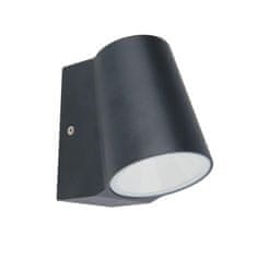 ACA ACA Lighting LED COB vonkajšie nástenné svietidlo 6W 400LM 100d 230V AC 3.000K tmavá šedá CRI80 IP54 30.000hod LG0509G