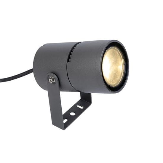 ACA ACA Lighting LED COB bodové svietidlo 9W 300LM 15-50d 230V AC 3.000K tmavo šedá CRI80 IP65 30.000hod LG2101G