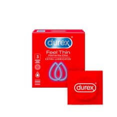 Durex Kondómy Feel Thin Extra Lubricated - variant 3 ks