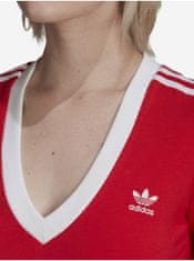 Adidas Červený dámsky crop top adidas Originals XXL