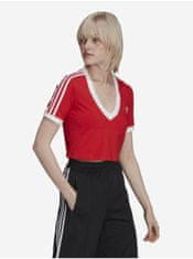 Adidas Červený dámsky crop top adidas Originals XXL