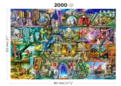 Wooden city Drevené puzzle Bola raz jedna rozprávka 2v1, 2000 dielikov EKO