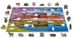 Wooden city Drevené puzzle Chrám Byodo-in, Kjóto, Japonsko 2v1, 505 dielikov EKO