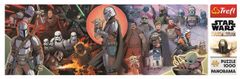 Trefl Panoramatické puzzle The Mandalorian: Dobrodružstvo 1000 dielikov