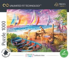 Trefl Puzzle UFT Vacay Time: Výhľad na plachetnice 1000 dielikov