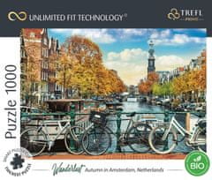 Trefl Puzzle UFT Wanderlust: Jeseň v Amsterdame 1000 dielikov