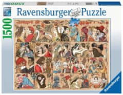 Ravensburger Puzzle Láska v priebehu vekov 1500 dielikov