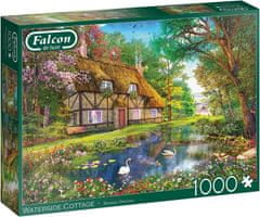 Falcon Puzzle Chalupa pri vode 1000 dielikov