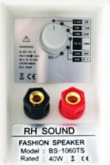 RHsound BS-1060TS/W, 100V, 6" nástenný reproduktor, 40W, biely