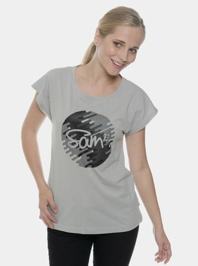 SAM73 Šedé dámske tričko s potlačou SAM 73