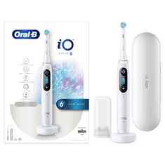 Oral-B magnetická zubná kefka iO Series 8 White Alabaster