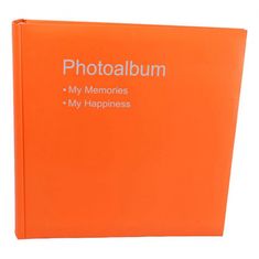 KPH Fotoalbum na rožky 30x30/100 strán CONCEPTION oranžový