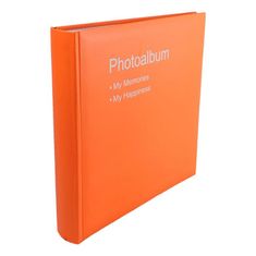KPH Fotoalbum na rožky 30x30/100 strán CONCEPTION oranžový