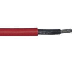 sapro Solárny kábel FVE H1Z2Z2-K, 4mm2, 1500V, červený 100m
