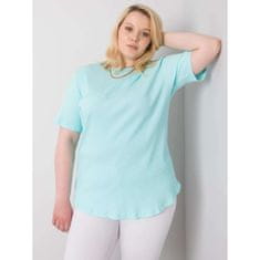 BASIC FEEL GOOD Dámska plus size blúzka STELLA mint RV-BZ-6323.92_362531 2XL