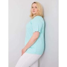 BASIC FEEL GOOD Dámska plus size blúzka STELLA mint RV-BZ-6323.92_362531 2XL