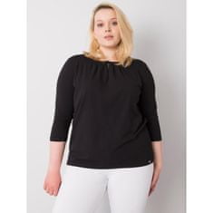 BASIC FEEL GOOD Dámska blúzka plus size z bavlny JODIE čierna RV-BZ-6334.19P_362641 XL