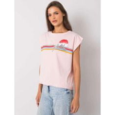 FANCY Dámske tričko s potlačou MALIBU svetlo ružová FA-BZ-7139.73P_367557 Univerzálne
