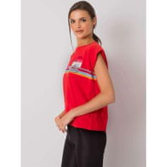 FANCY Dámske tričko s potlačou MALIBU Red FA-BZ-7139.73P_367610 Univerzálne