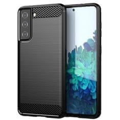 FORCELL Puzdro CARBON pre SAMSUNG Galaxy S21 Plus čierna