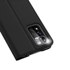 Dux Ducis Skin Pro knižkové kožené puzdro na Xiaomi Redmi Note 11 Pro Plus, čierne