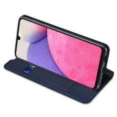 Dux Ducis Skin Pro knižkové kožené puzdro na Samsung Galaxy A33 5G, modré