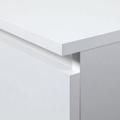 Akord Volně stojící psací stůl Pin 90 cm bílý