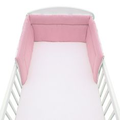 NEW BABY 3-dielne posteľné obliečky 100/135 cm Srnka šedo-ružové